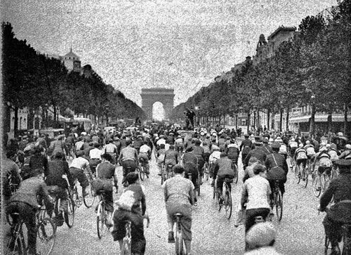 arrivée tour de france ville